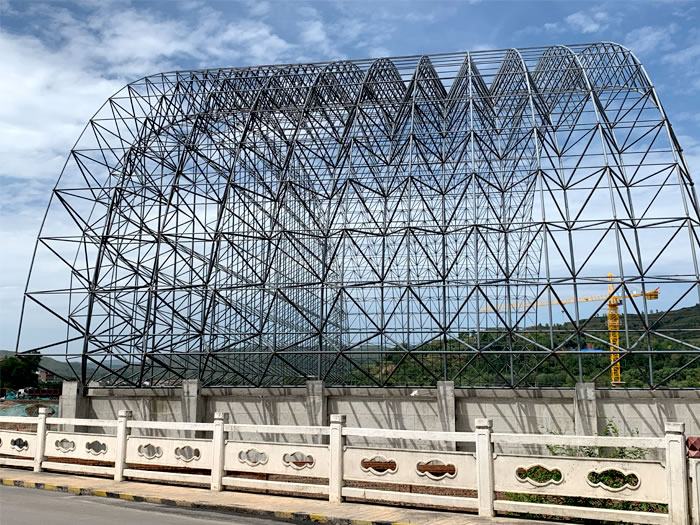 南阳山寨矿储煤棚网架